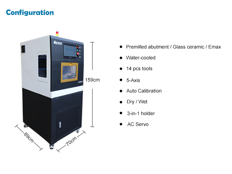 dental zirconia milling machine