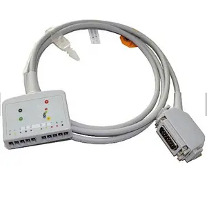 Pour Bosch / Cambridge ECG EKG 10-Lead câble connectez 3.0DIN / 4.0Banana / Snap / Clip / Alligator clip leadwire