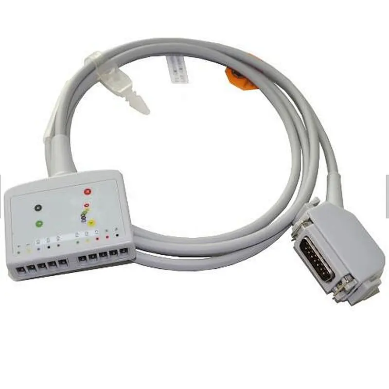 für Bosch / Cambridge EKG EKG 10-adriges Kabel 3.0DIN / 4.0Banana / Snap / Clip / Krokodilklemme anschließen