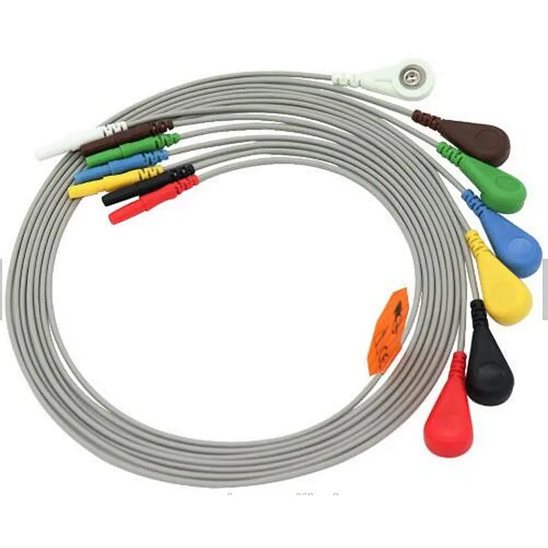 Din style holter 7-lead leadwires