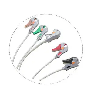 Kompatibel mit dem neuen HP MX40-kompatiblen EKG-Telemetrie-Leadwire mit SpO2-Adapterkabel
