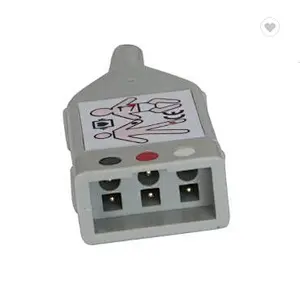 One-piece ECG cable and leadwires 3leads 5 leads snap clip for Bionet BM3