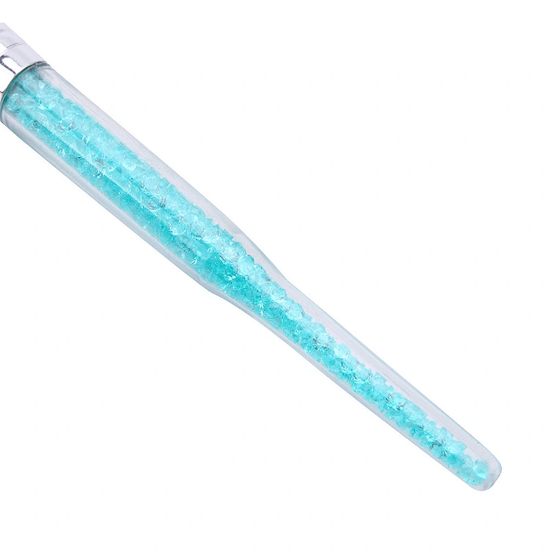 Factory direct makeup brushes silicon mask brush with glitter handle