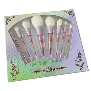 High quality makeup brushes with glitter handle magnetic eyeliner brush makeup 2019 single