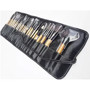 Coleccion Profesional de Brochas de Maquillaje, Madera, Fibras Super Suaves.