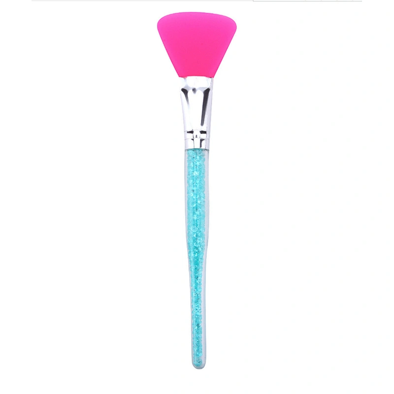 Factory direct makeup brushes silicon mask brush with glitter handle