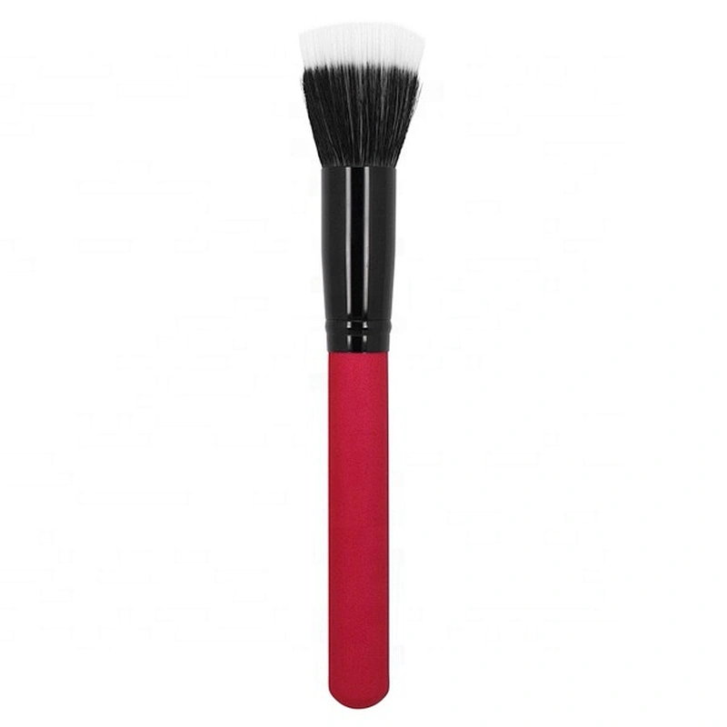 Wholesale custom single professional beauty cosmetics high end synthetic makeup brush flat definer brush