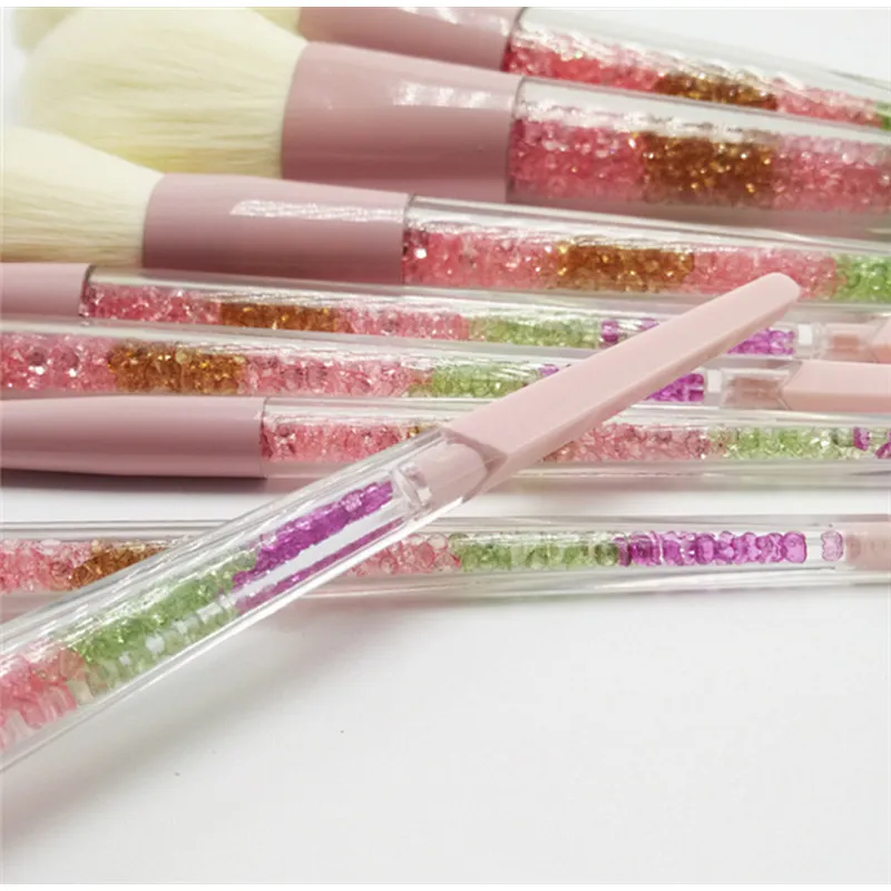 High quality makeup brushes with glitter handle magnetic eyeliner brush makeup 2019 single