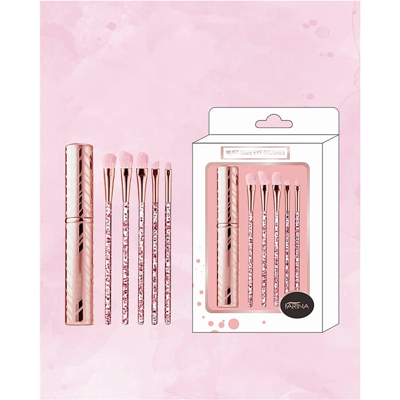 Factory price glitter cosmetic makeup brush makeup brush with paper box OEM makeup brushes Private label