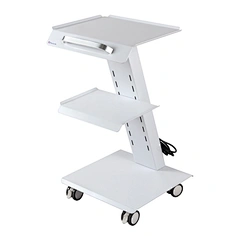 Dental Tool Cart,Mobile Trolley with Socket