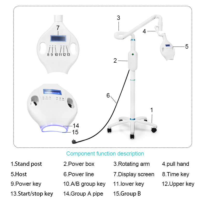 Led Mobile Portable Teeth Whitening Unit - 2