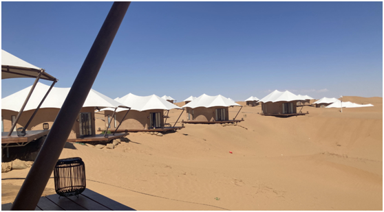 Feel the desert scenery