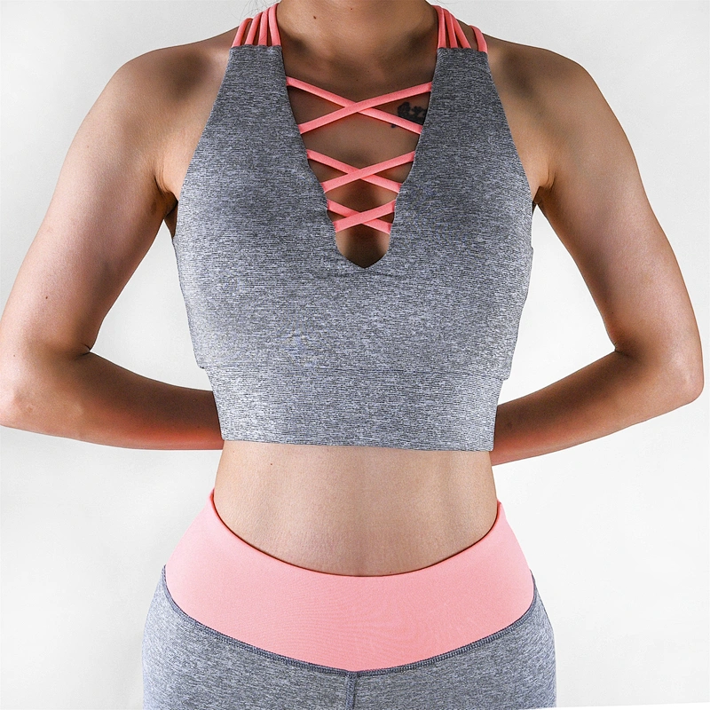 Sexy Dry Fit Bodybuilding Ladies Gym Wear Wholesale Yoga Set OEM Custom High Quality Fitness Women Gym Wear