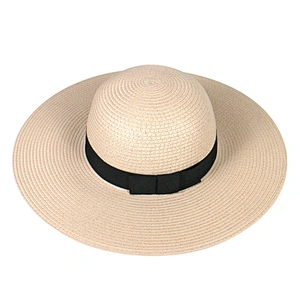 Basic Summer Anti UV and Breathable and Promotional Beach Straw Hat