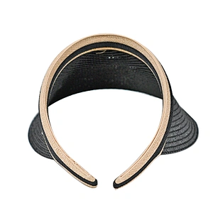Summer Wholesale Wide Brimmed Ladies Paper Made Uv Sun Visor Hat