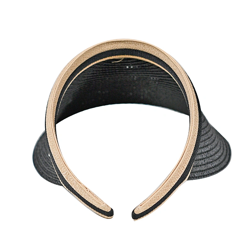 Summer Wholesale Wide Brimmed Ladies Paper Made Uv Sun Visor Hat