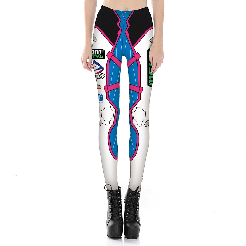 Woman Leggings 3D Print Pattern  Length Pants