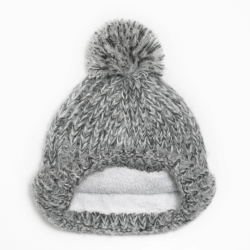 2020 Fashion women 's wholesale winter custom knitted w pom pom beanie hat
