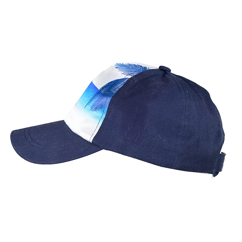 5 Panel Cotton fabric Beach Printing cap kids