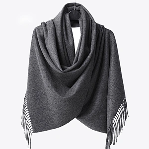 High Quality Women Super Soft Plain Viscose Pashmina Cashmere  Shawl