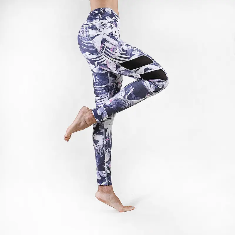 Women Sports Wear Athletic Workout Sublimation Yoga Leggings