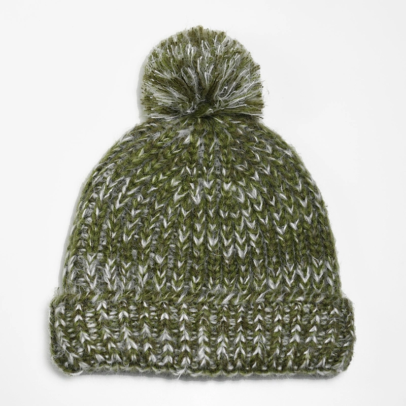 2020 Fashion women 's wholesale winter custom knitted w pom pom beanie hat