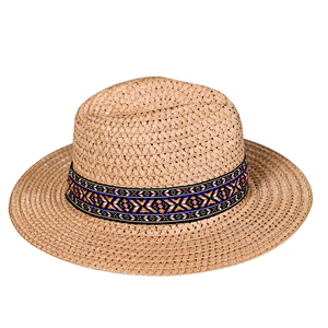 Good Quality Natural color UV Protection Sun Hat Wholesale Paper Straw Panama Hat