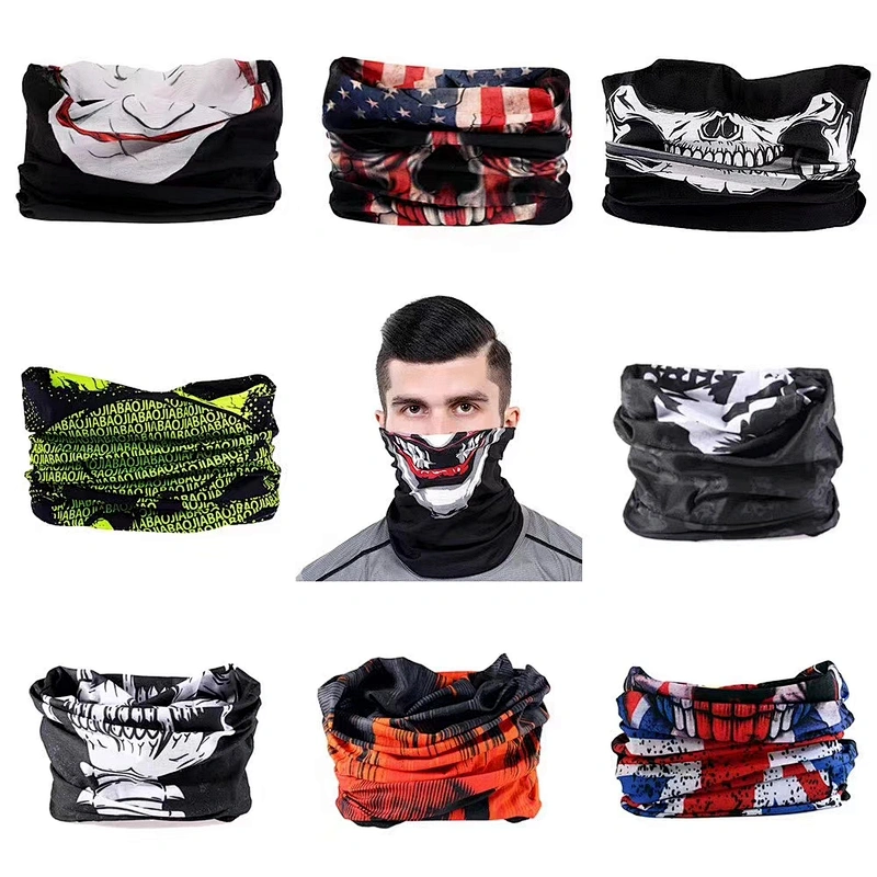 Popular seamless bandana Item of headwear and your own design and logo printing of headwear bandana