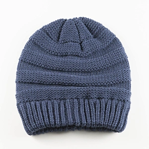Popular keep warmer acrylic knitted beanie hat