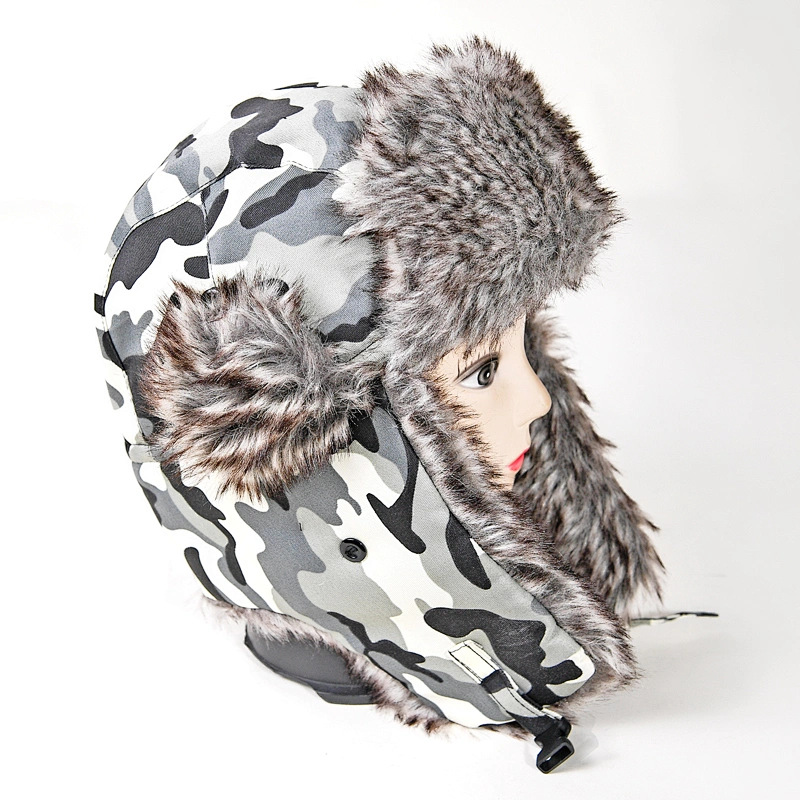 Keep warm Winter amy printed ski helmet