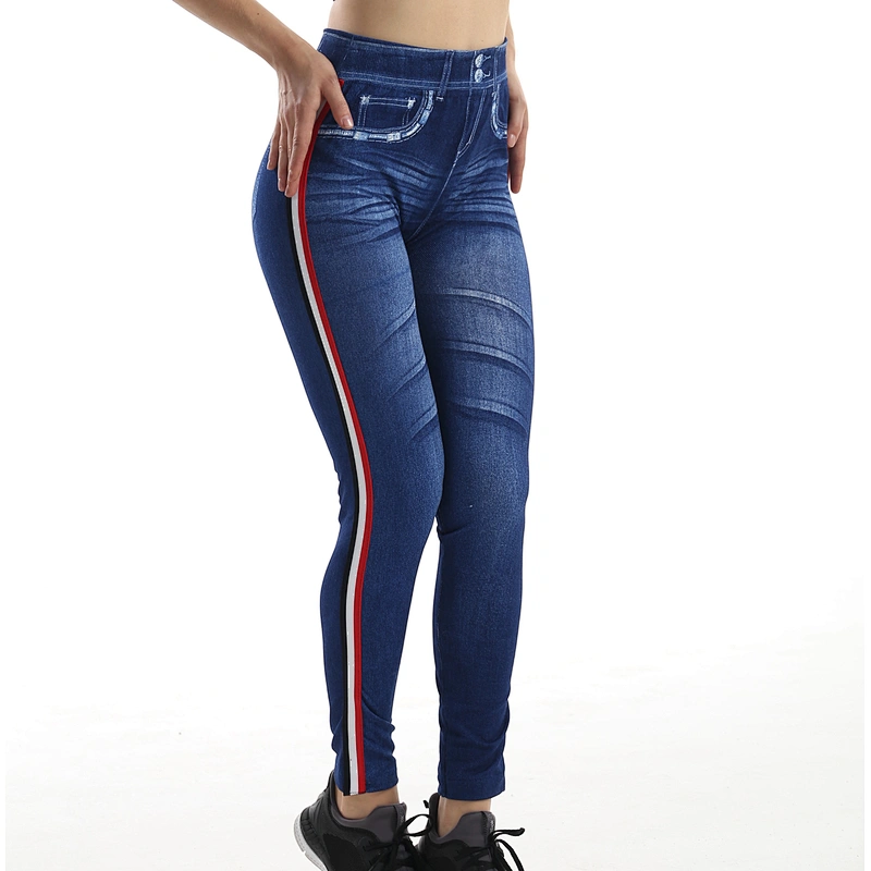 Women's jeans Seamless Fashion Striped Tight