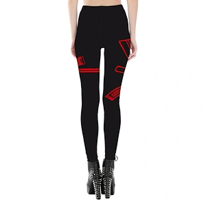 Women's Fashion Sexy Digital Print Pattern Stretch Leggings