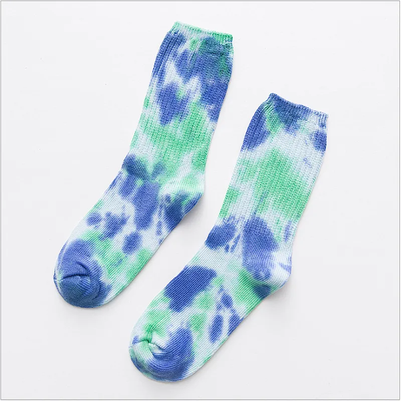 China Factory New Style Cozy Tie Dye Women Socks