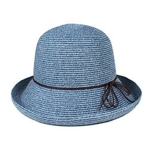 2020 Fashionable Big Brim Ladies Paper Folding Straw Hat