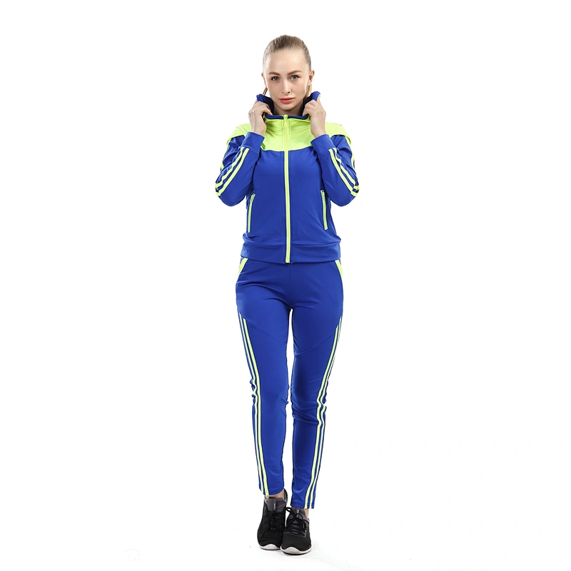 OEM plain hoodies and pants set fitness womens  tracksuit Set