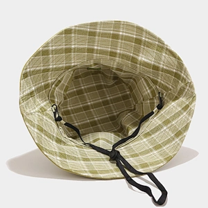 Women's fashon 100%polyester w double face Bucket Hat