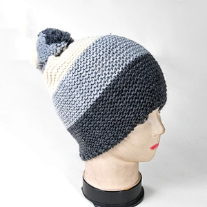 Popular Winter acrylic women scarf and hat sets