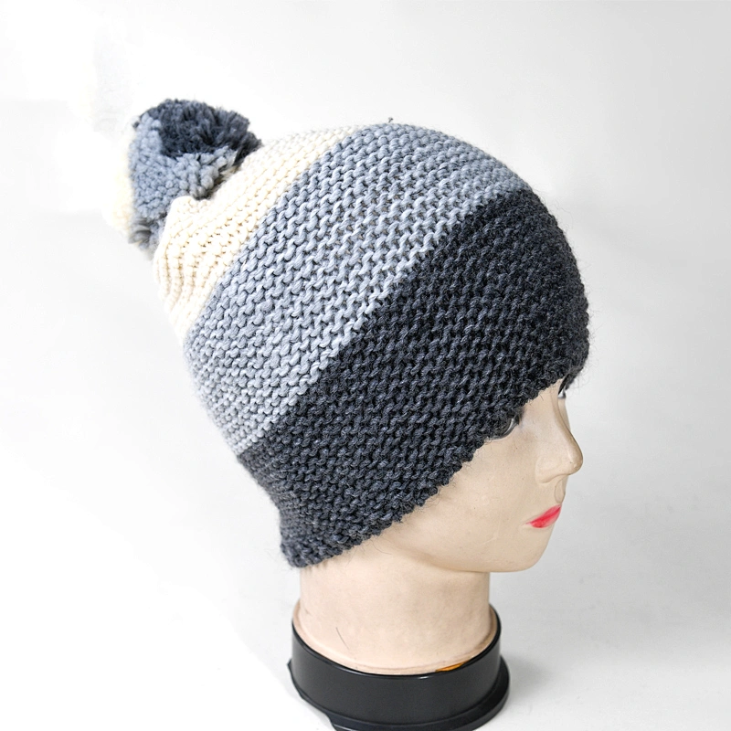 Popular Winter acrylic women scarf and hat sets