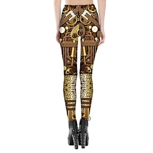 Basic Cheap Patterned Leggings Yoga Workout Leggings Women Girls Spandex Leggings