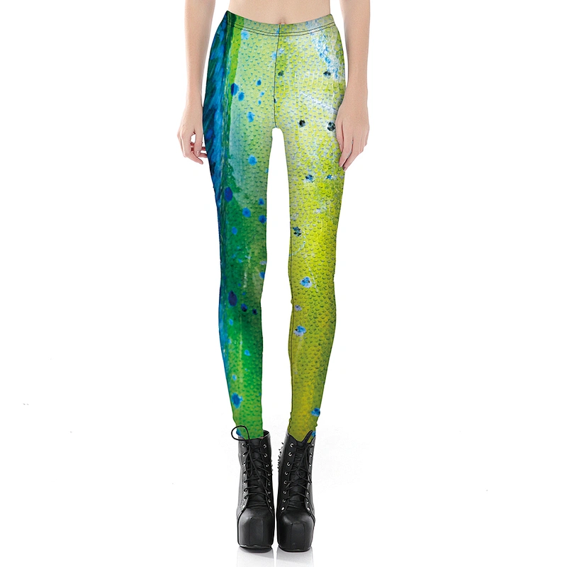 Women's Printed Leggings Full-Length Regular Size Yoga Workout Leggings Pants