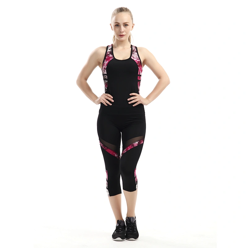 Workout Gym Fitness Leggings and Tops Wholesale New Sport Cloths Yoga Set