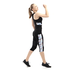 Women Seamless Bodybuilding Workout Gym Fitness Leggings and Tops