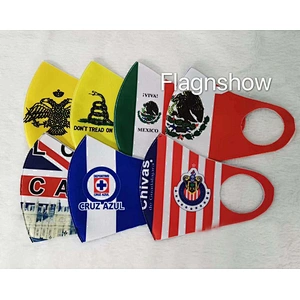 Washable Anti-Pollen Dust Sponge Foam Reuse Protective Digital Printing Face Cover