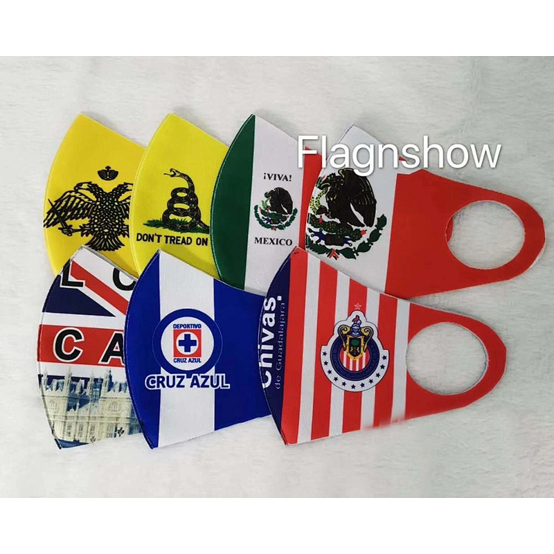 Washable Anti-Pollen Dust Sponge Foam Reuse Protective Digital Printing Face Cover