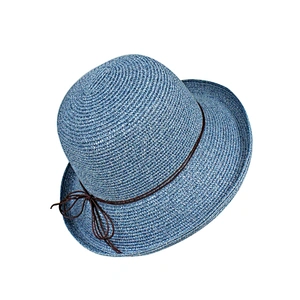 2020 Fashionable Big Brim Ladies Paper Folding Straw Hat