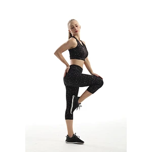 Hot Sale Gym Apparel Tights Woman Fitness High Waisted Yoga Capri Pants Leggings
