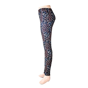 100%polyster Women printed yoge pants