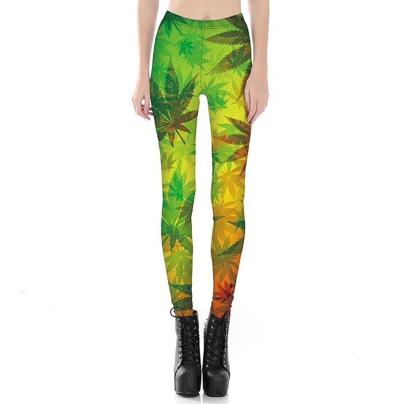 Women's Sexy Milk Pants Digital Printing Slim Leggings