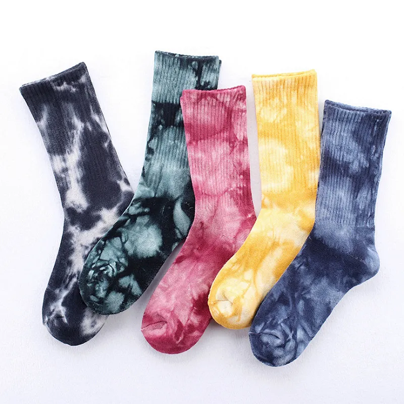Adult Mens No Show Socks Cotton Short Tie Dye Custom Sport Socks With Cushions