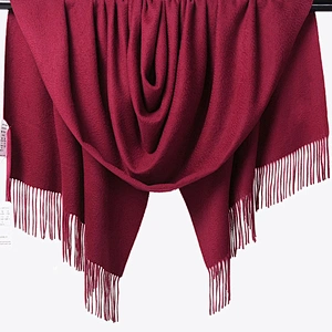 High Quality Women Super Soft Plain Viscose Pashmina Cashmere  Shawl